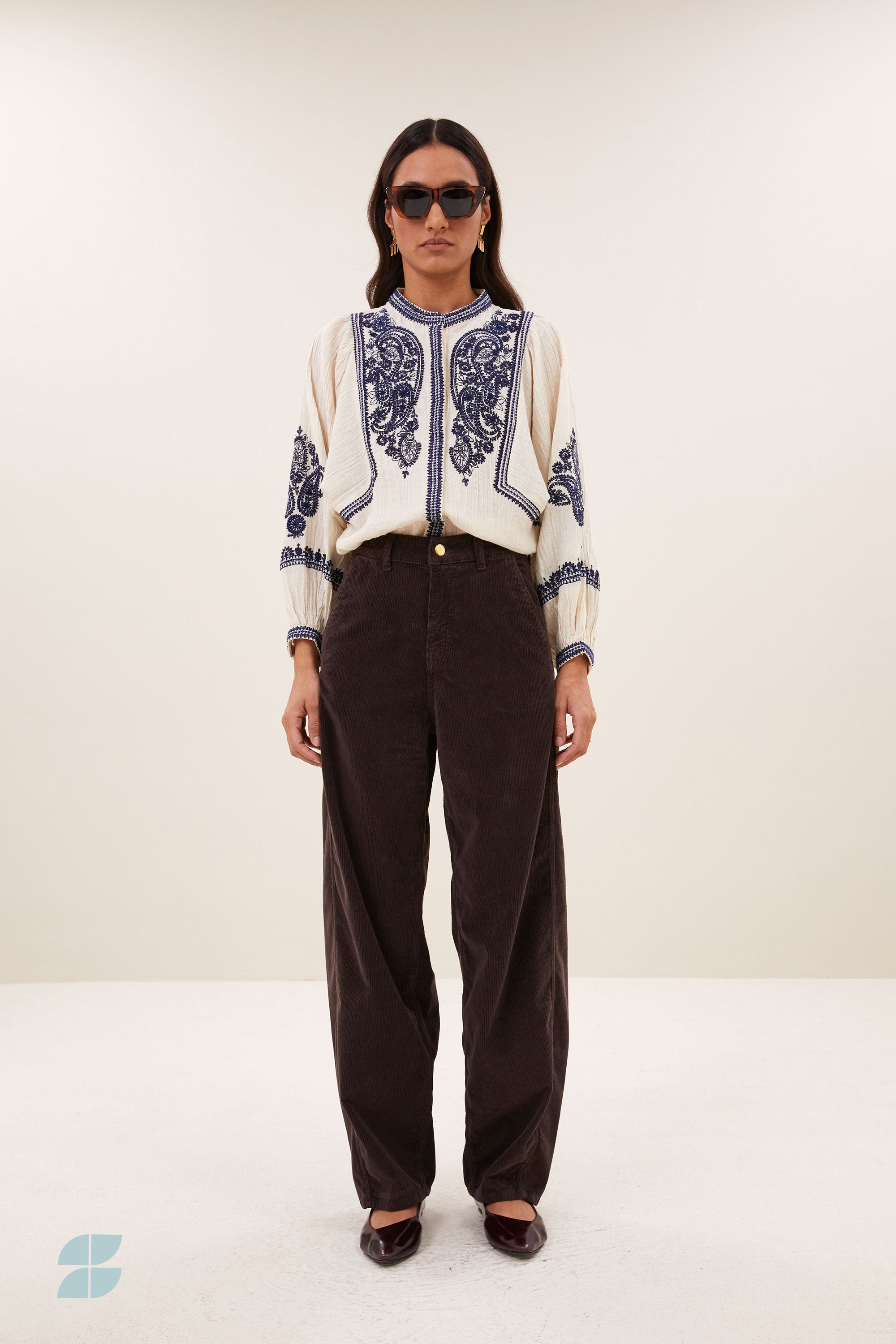 barth corduroy pants | espresso