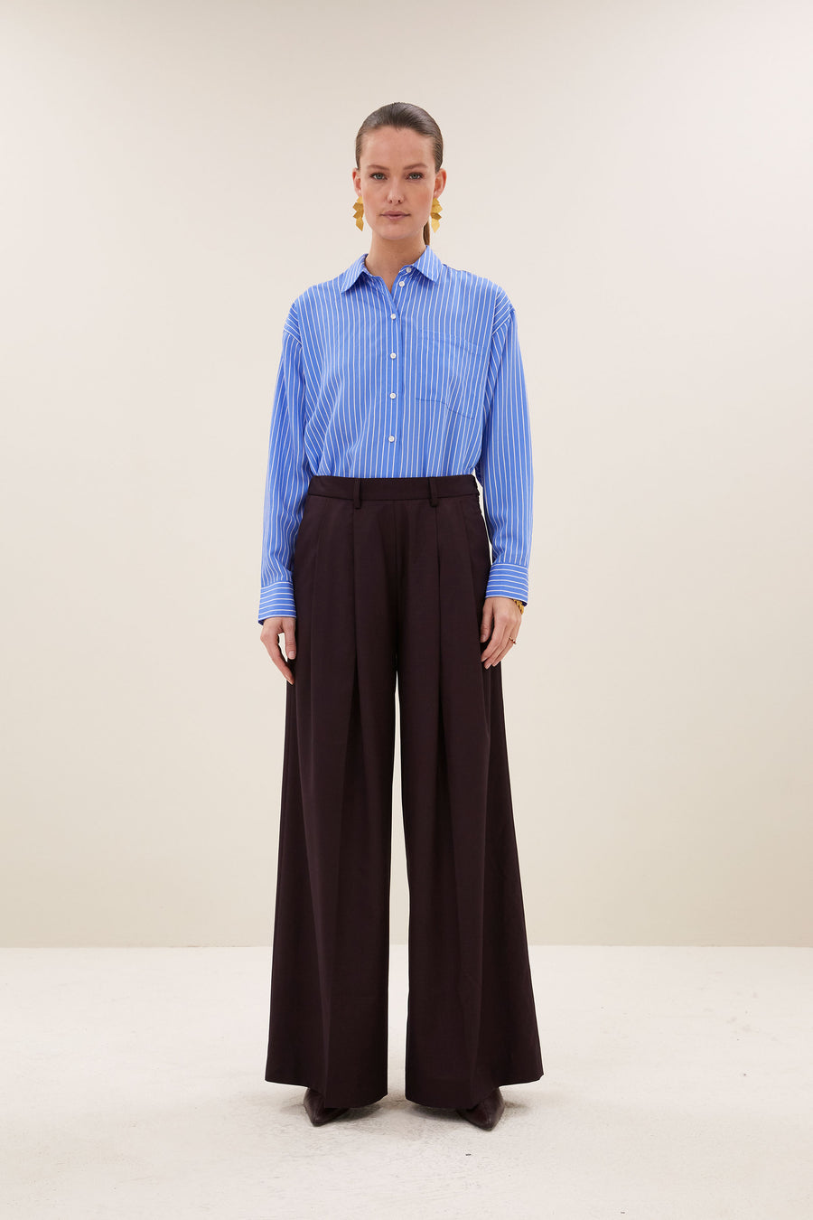 sef pants | dark wine