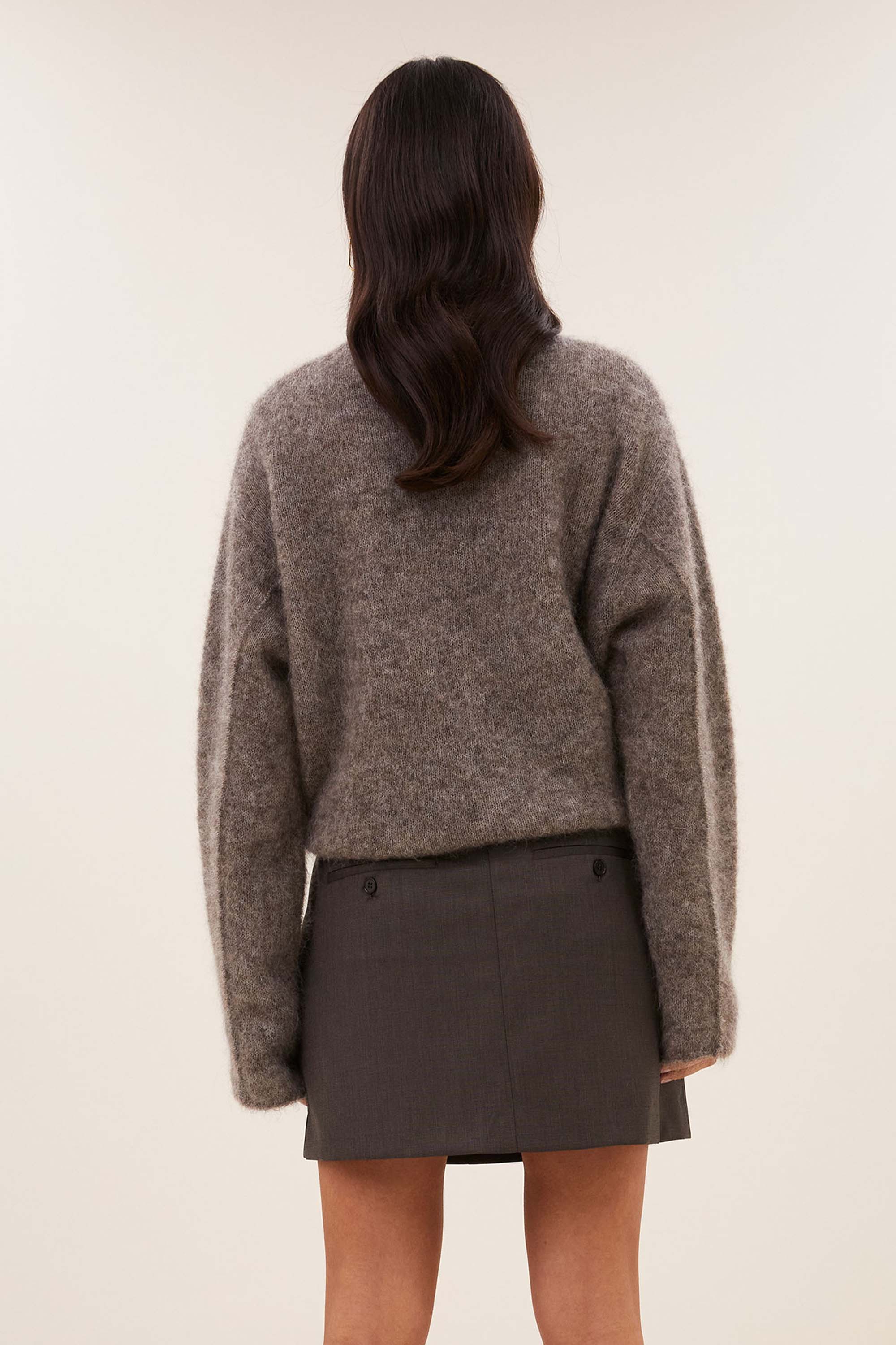 ginny skirt | dark brown