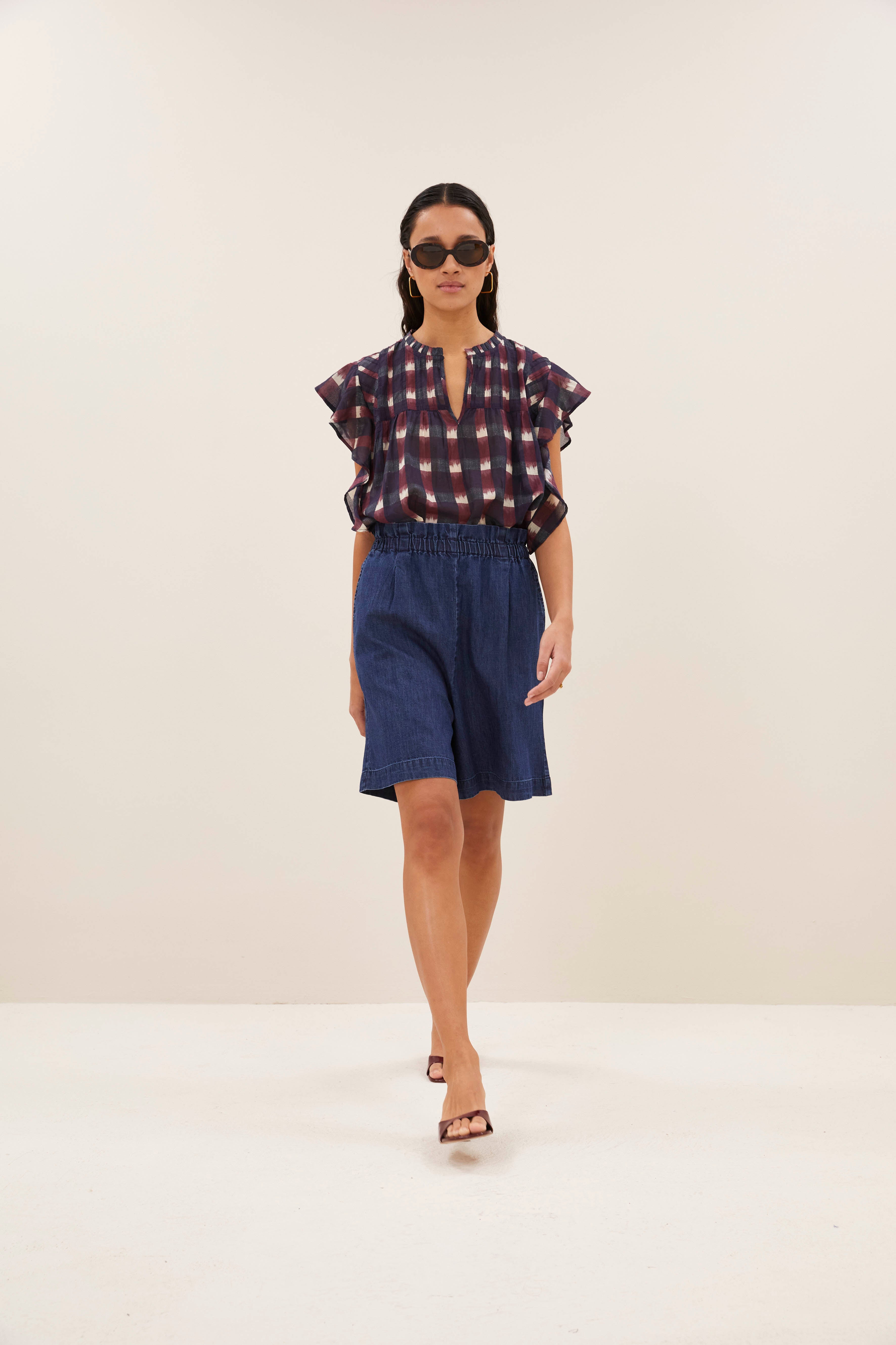 shorts-mack denim shorts dark denim-by-bar-sfeerbeeld