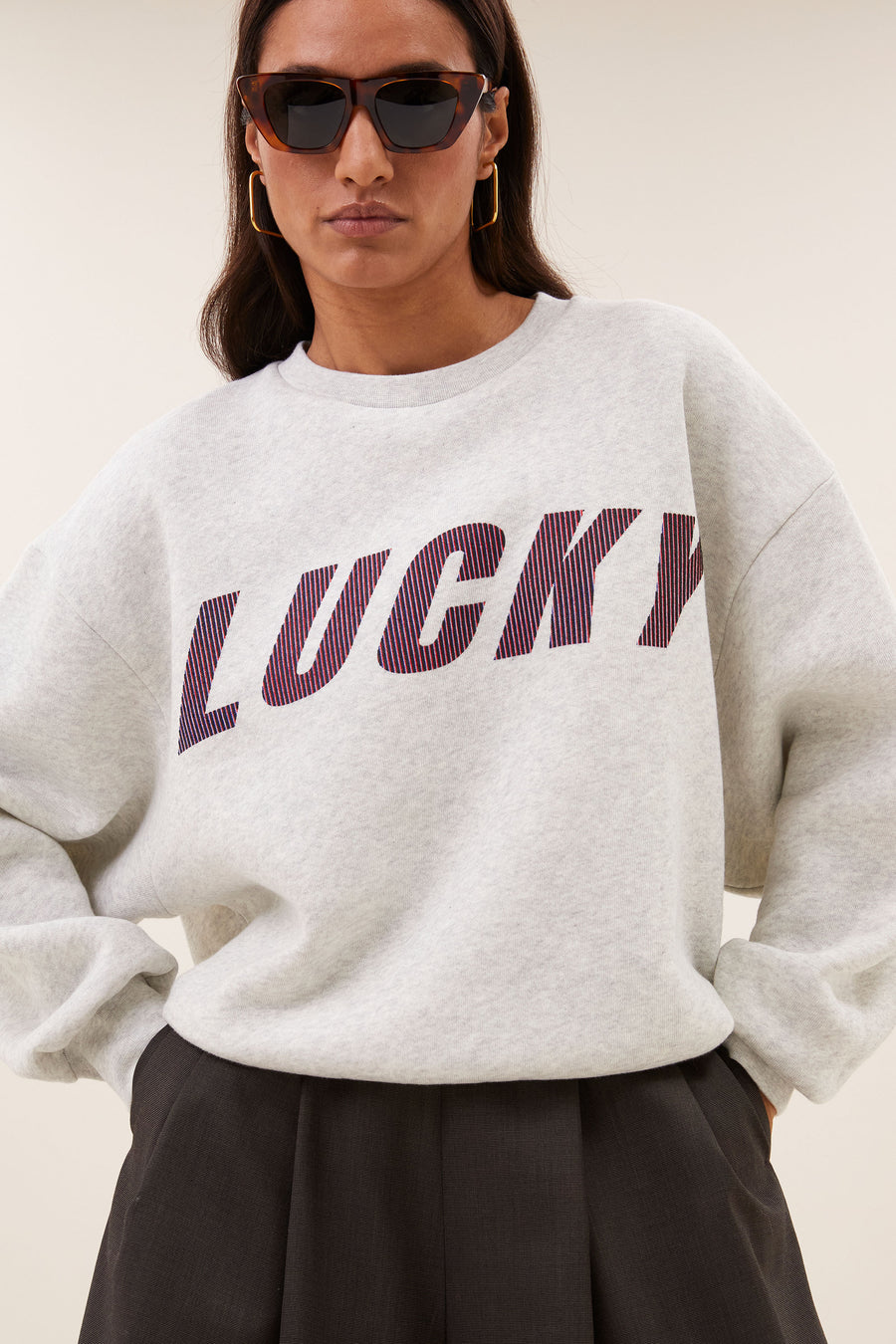 lili speed sweater | light grey melee