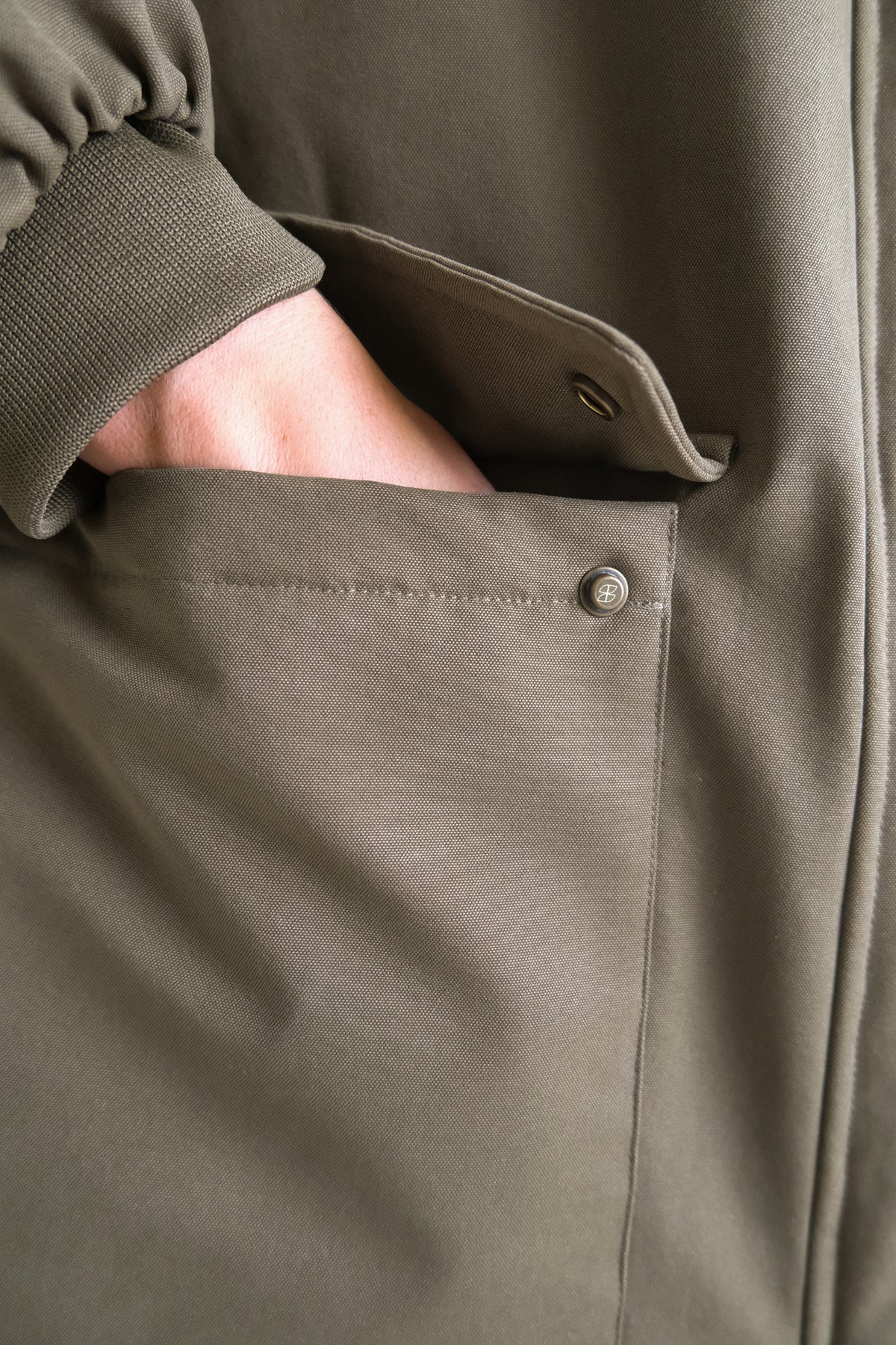 dean long parka | forest green