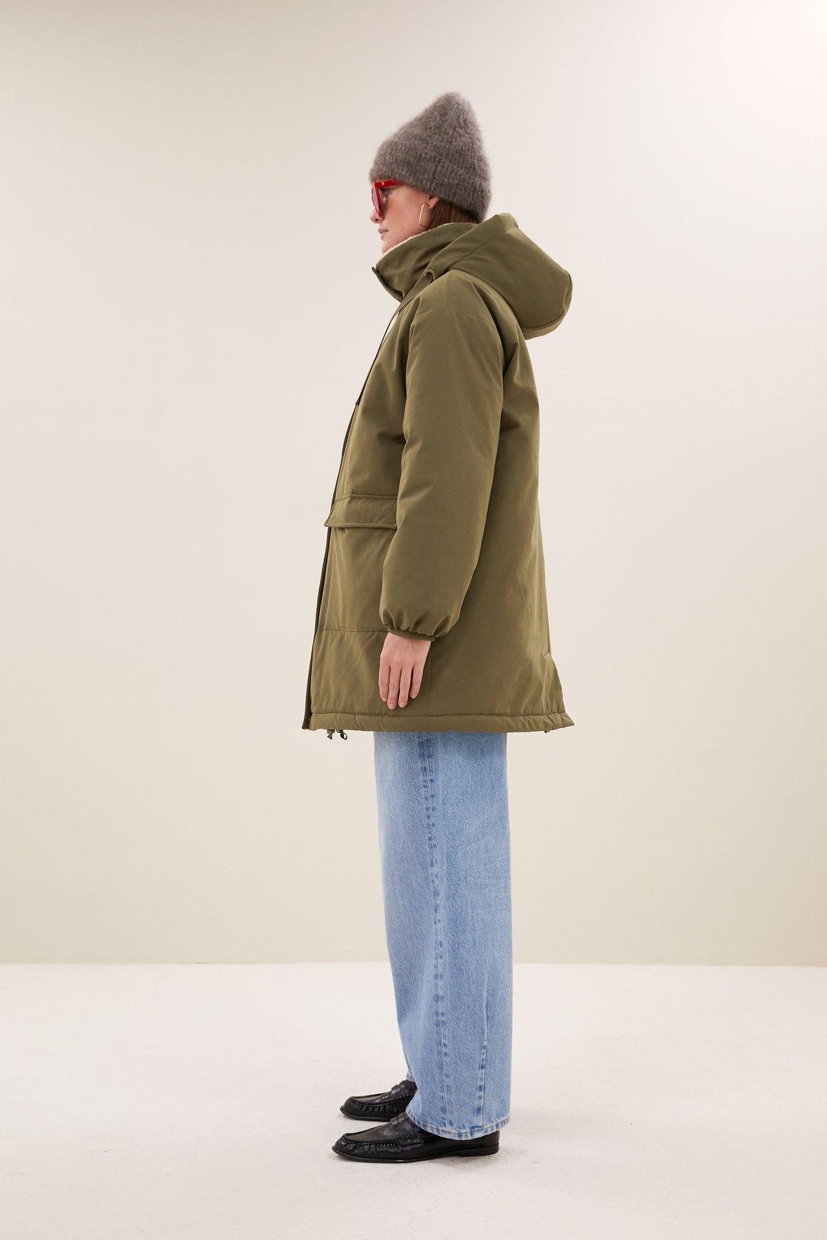 dean long parka | forest green