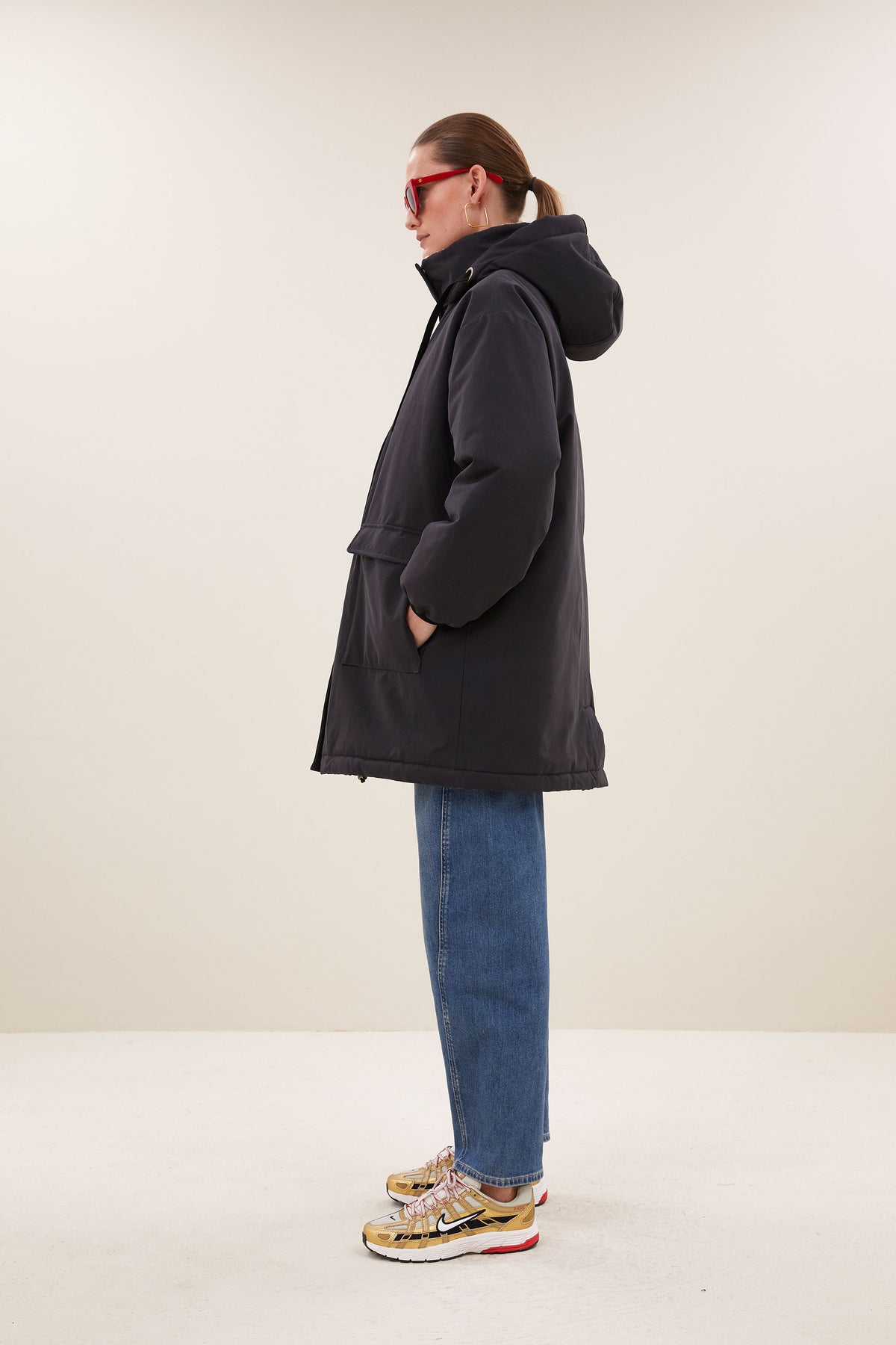 dean long parka | jet black