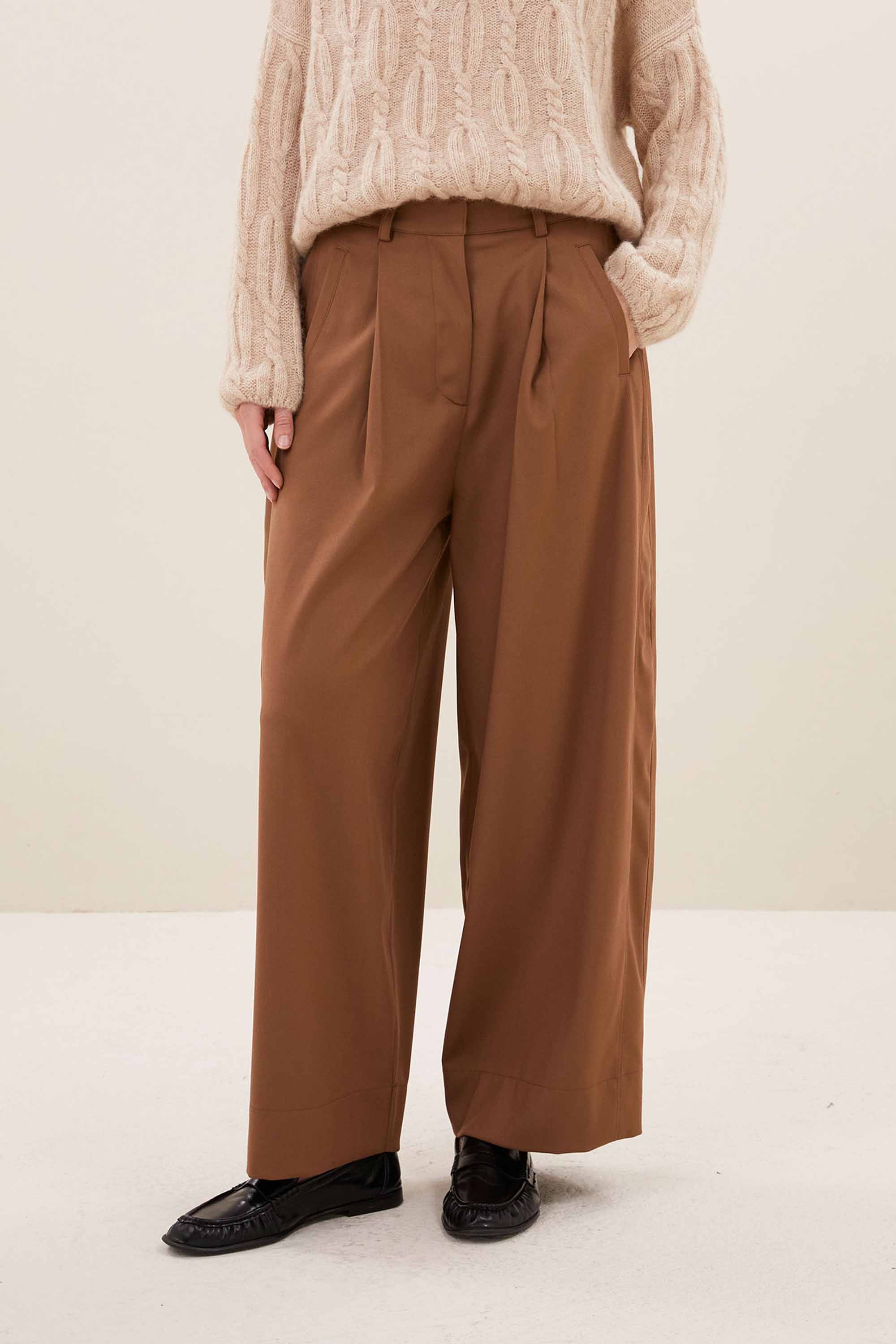 jule camel pants | camel
