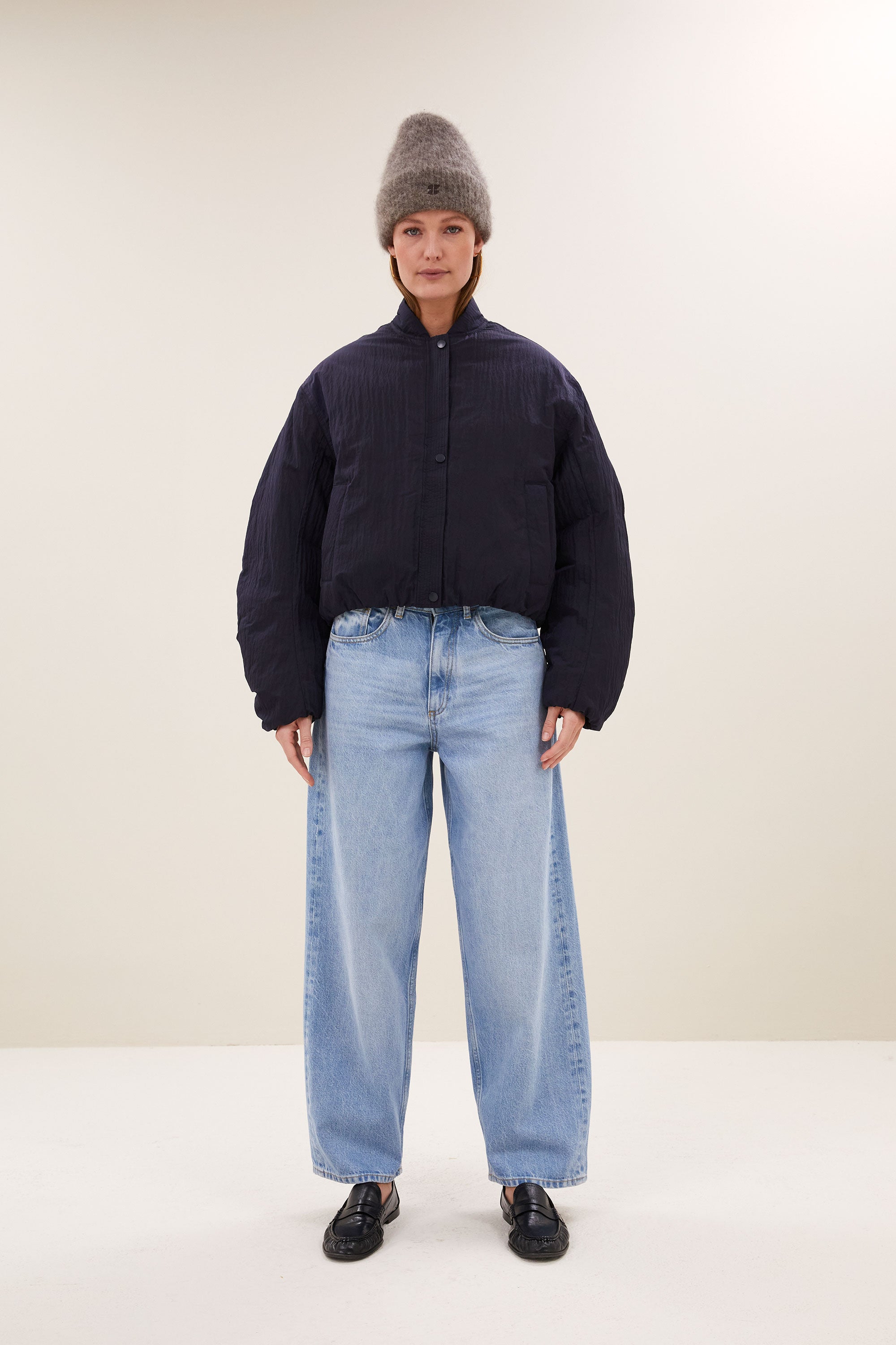 bodie bomber jacket | dark navy