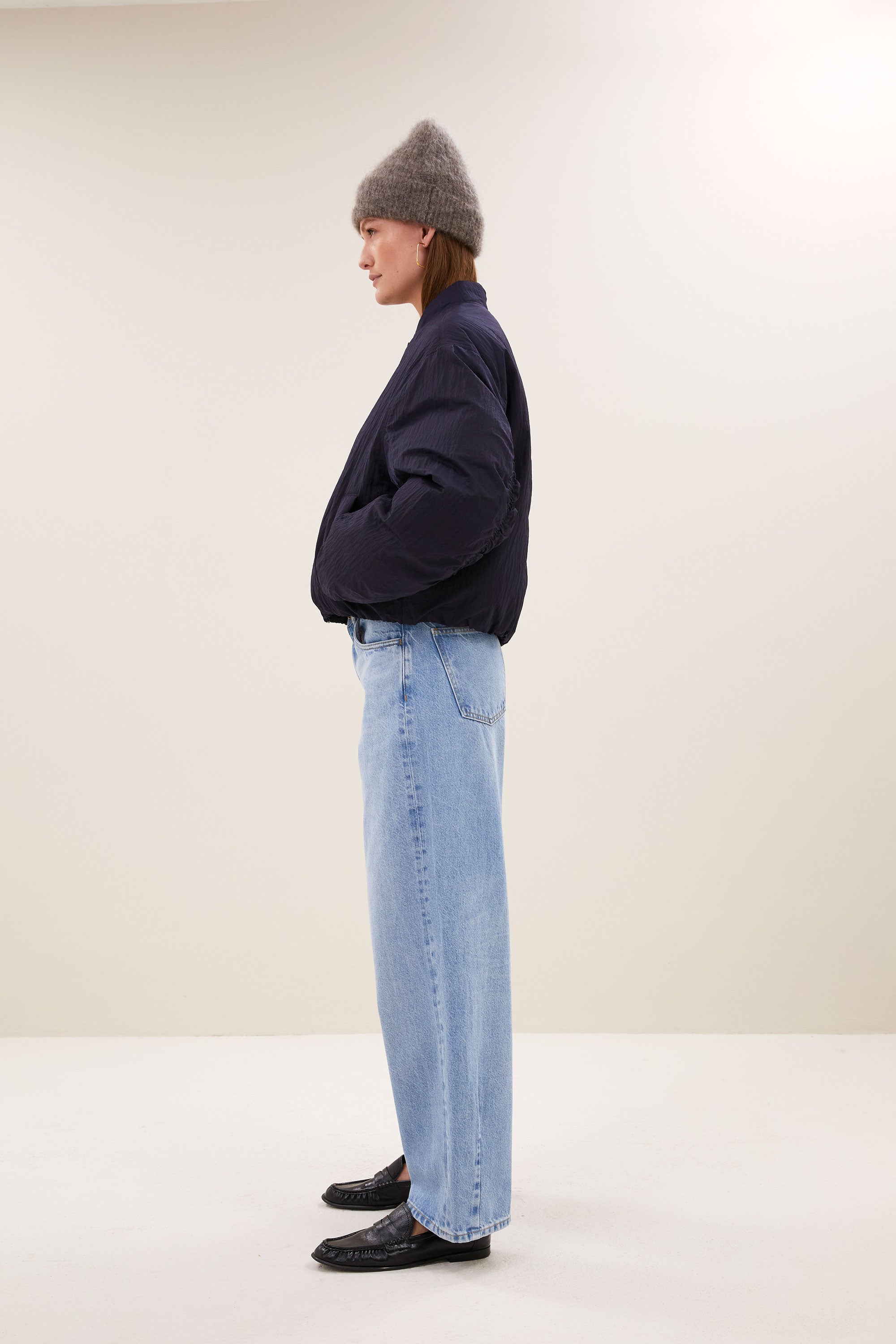 bodie bomber jacket | dark navy