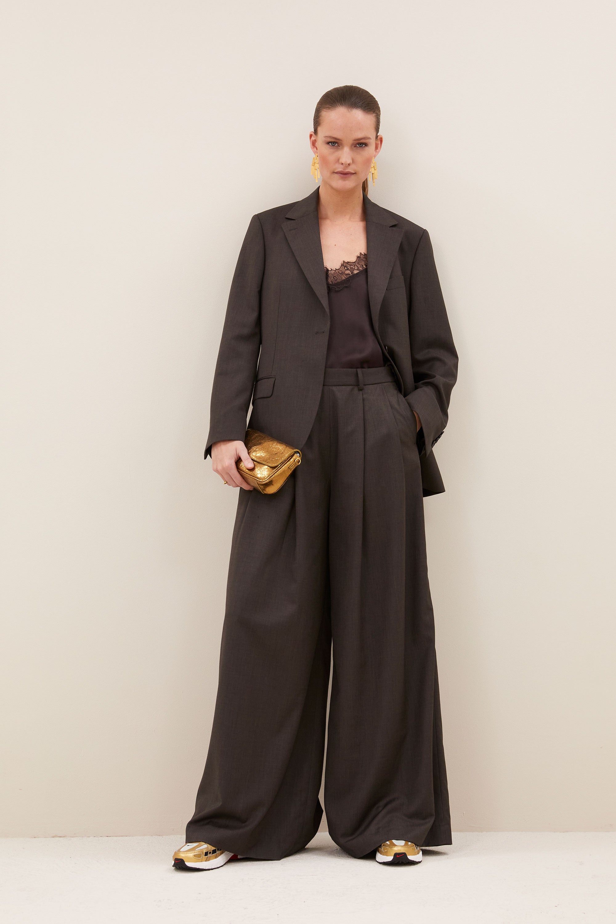 mikkel blazer | dark brown