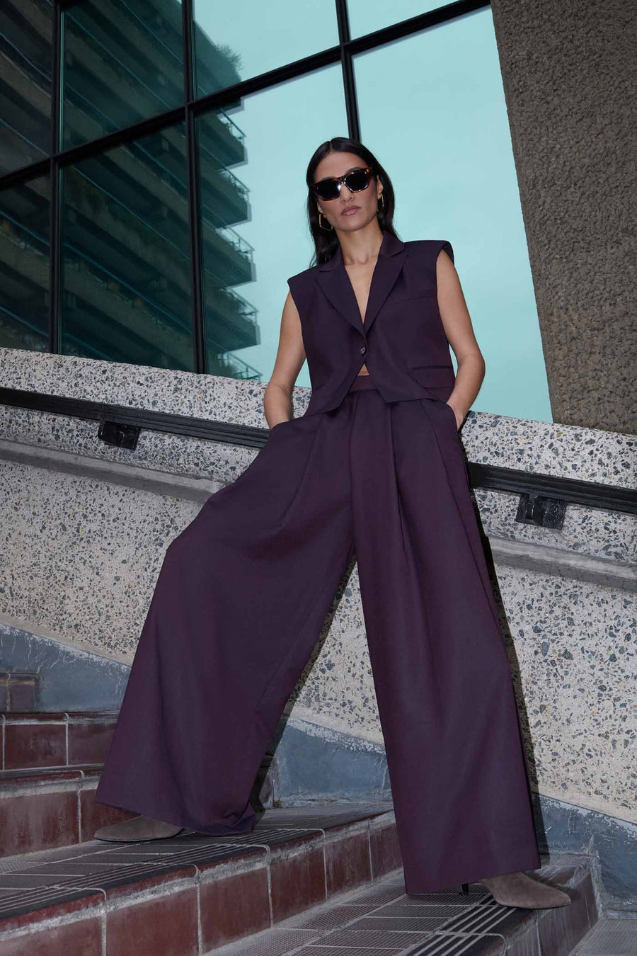 bobi gilet | dark wine