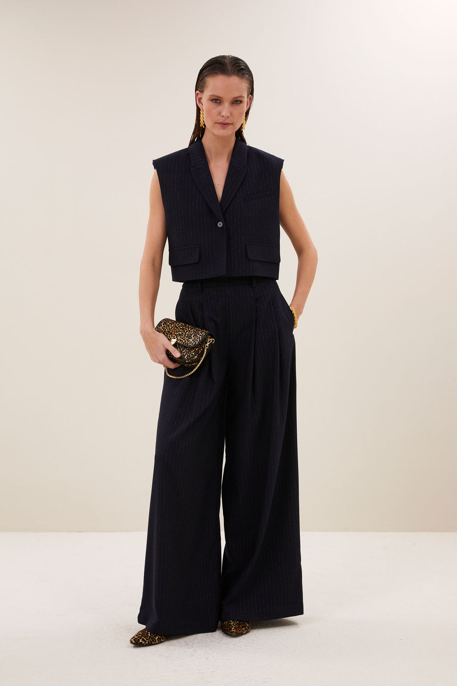 bobi-sparkle-stripe-gilet-midnight-all-time classic-draagbaar als set-v-halslijn-by-bar-extra