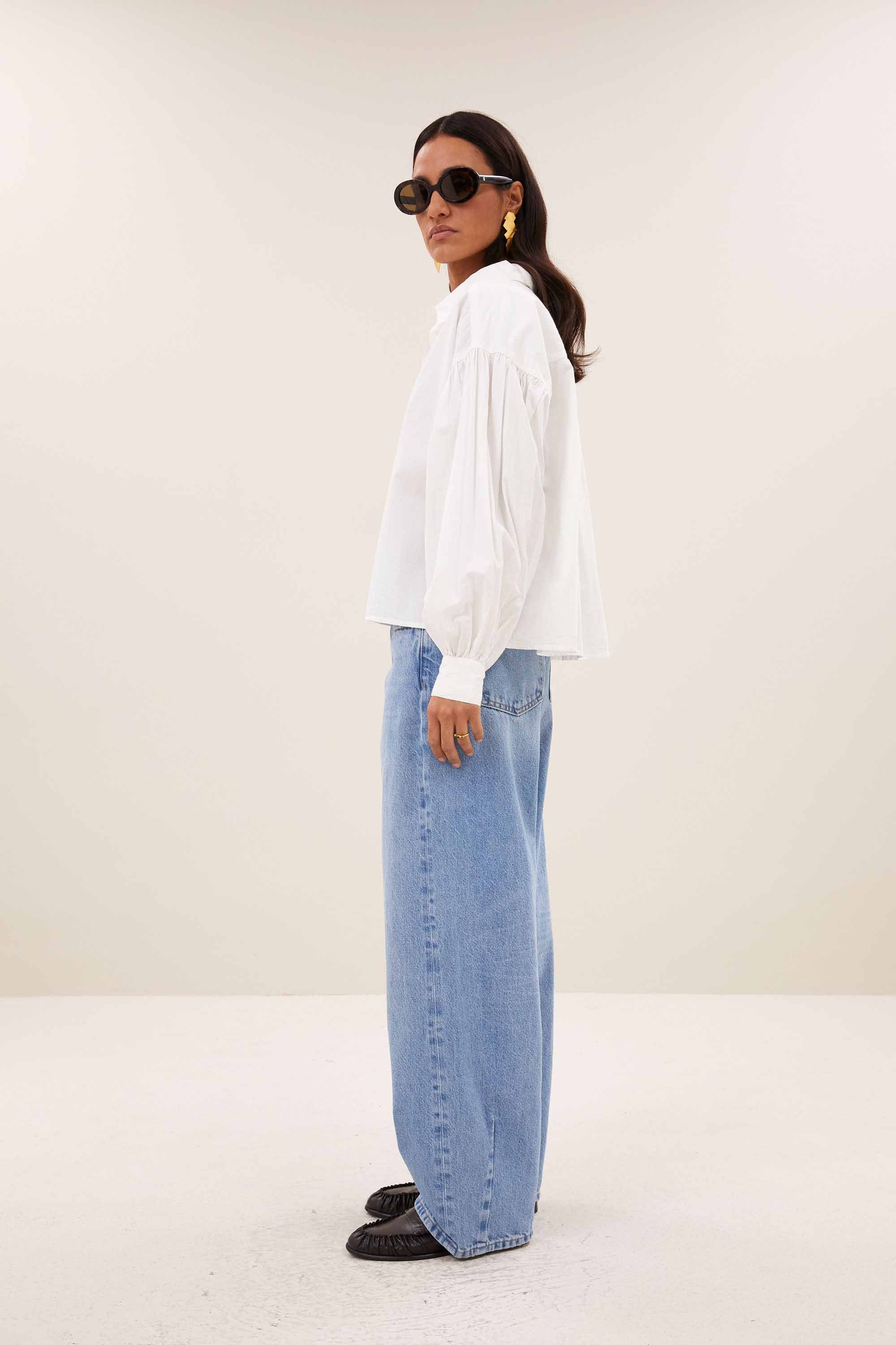 baggy jeans | light denim