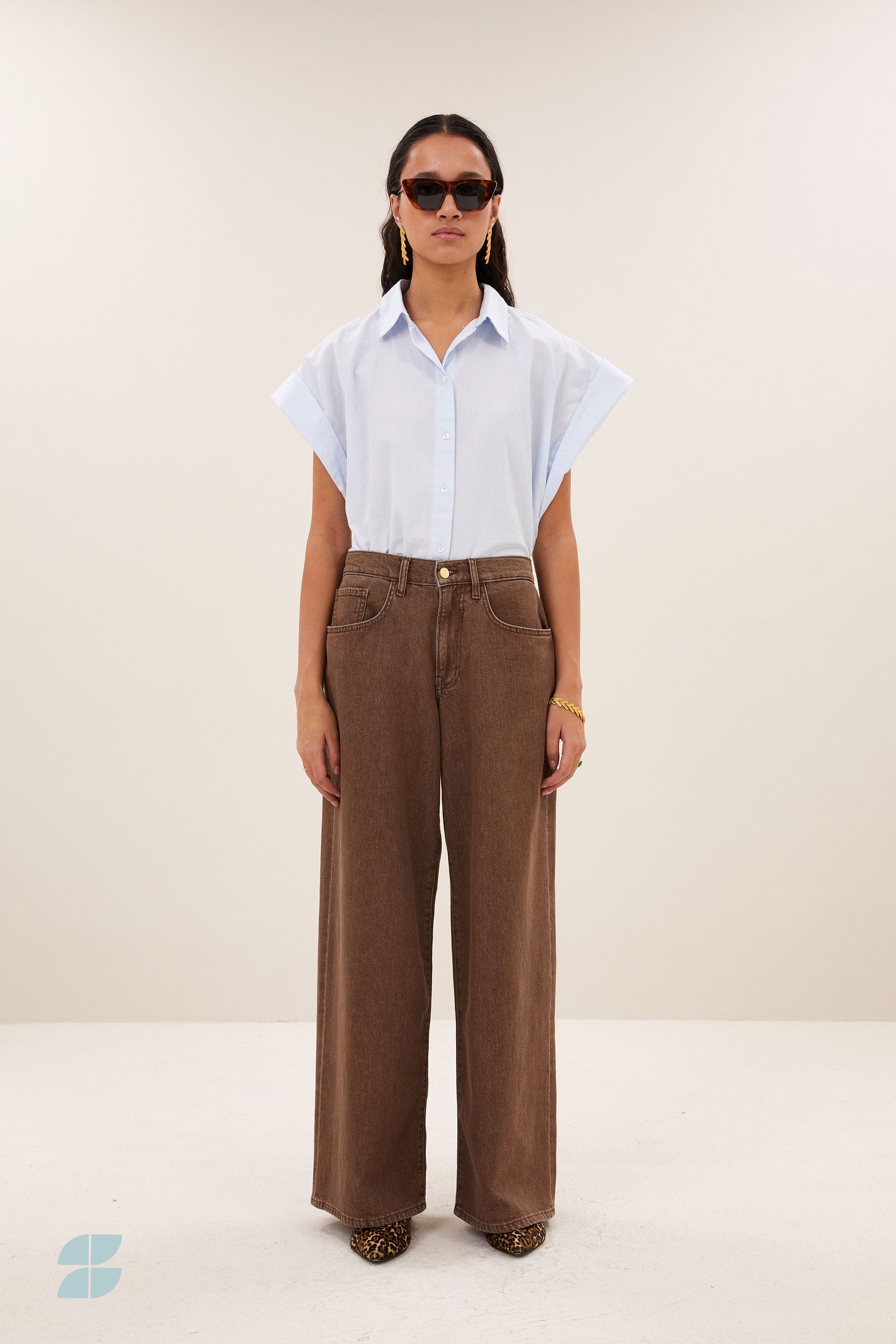 lilo brown jeans | hazel