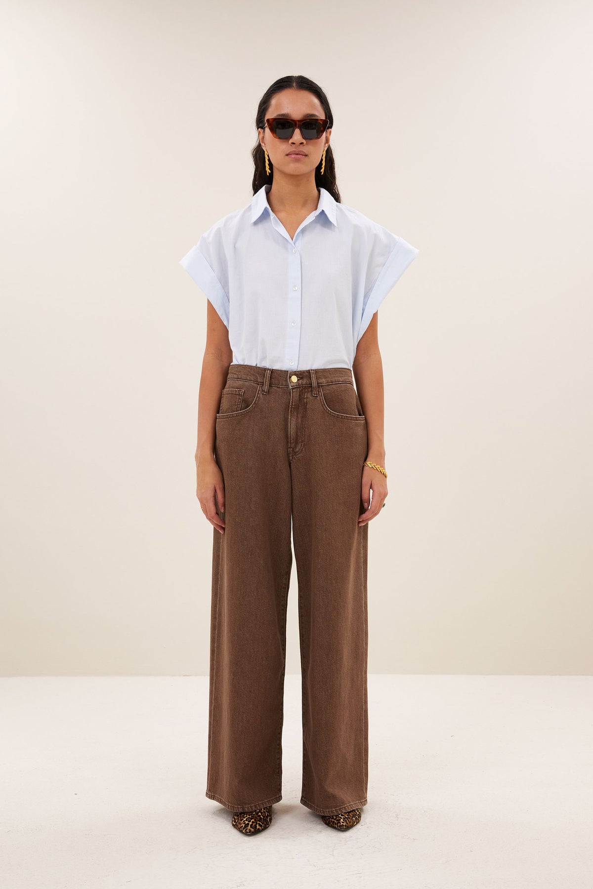 lilo brown jeans | hazel