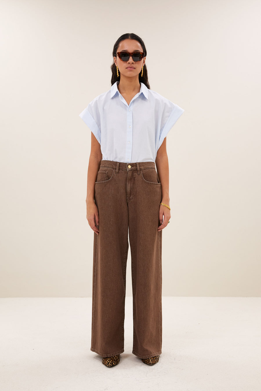 lilo brown jeans | hazel