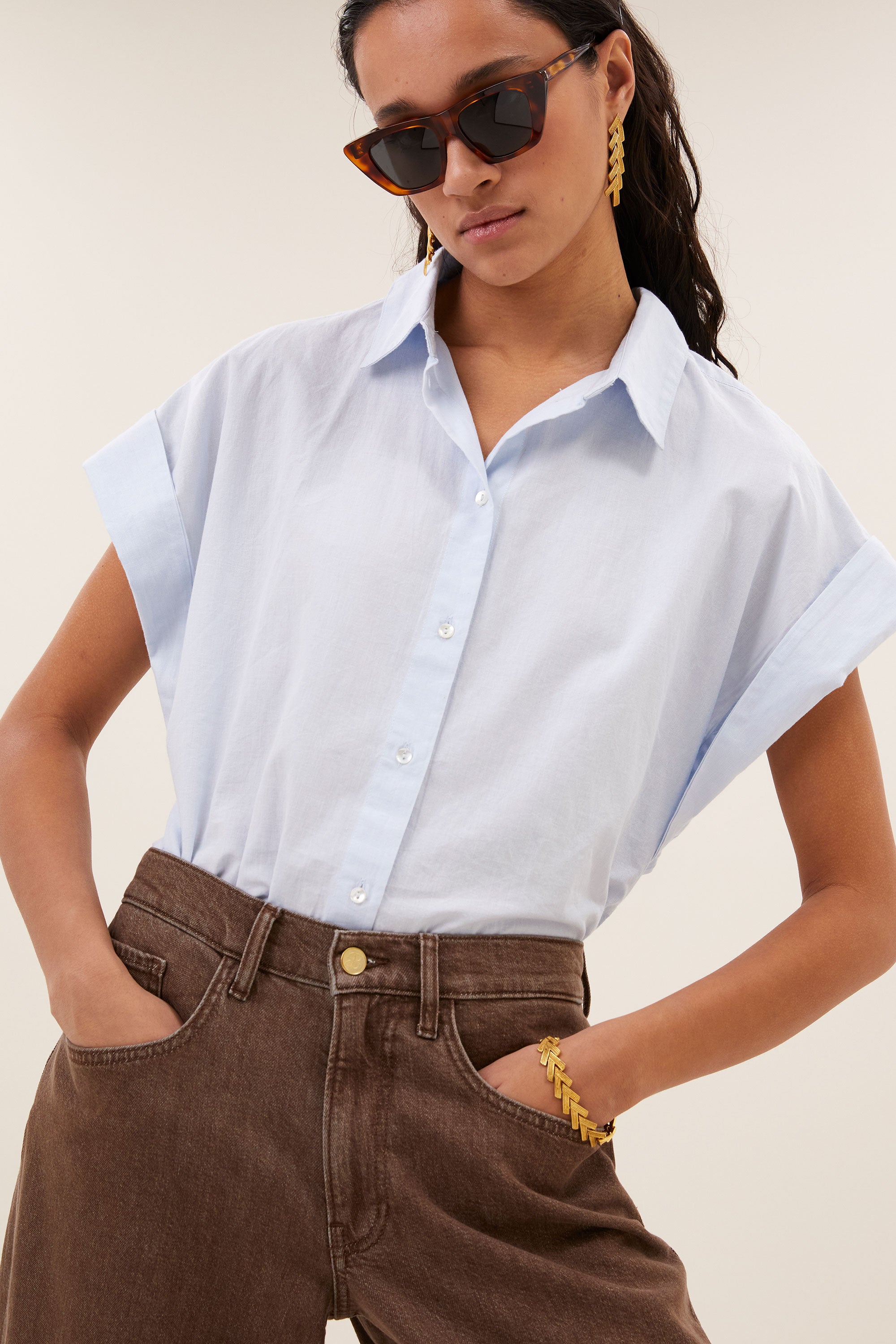 lilo brown jeans | hazel