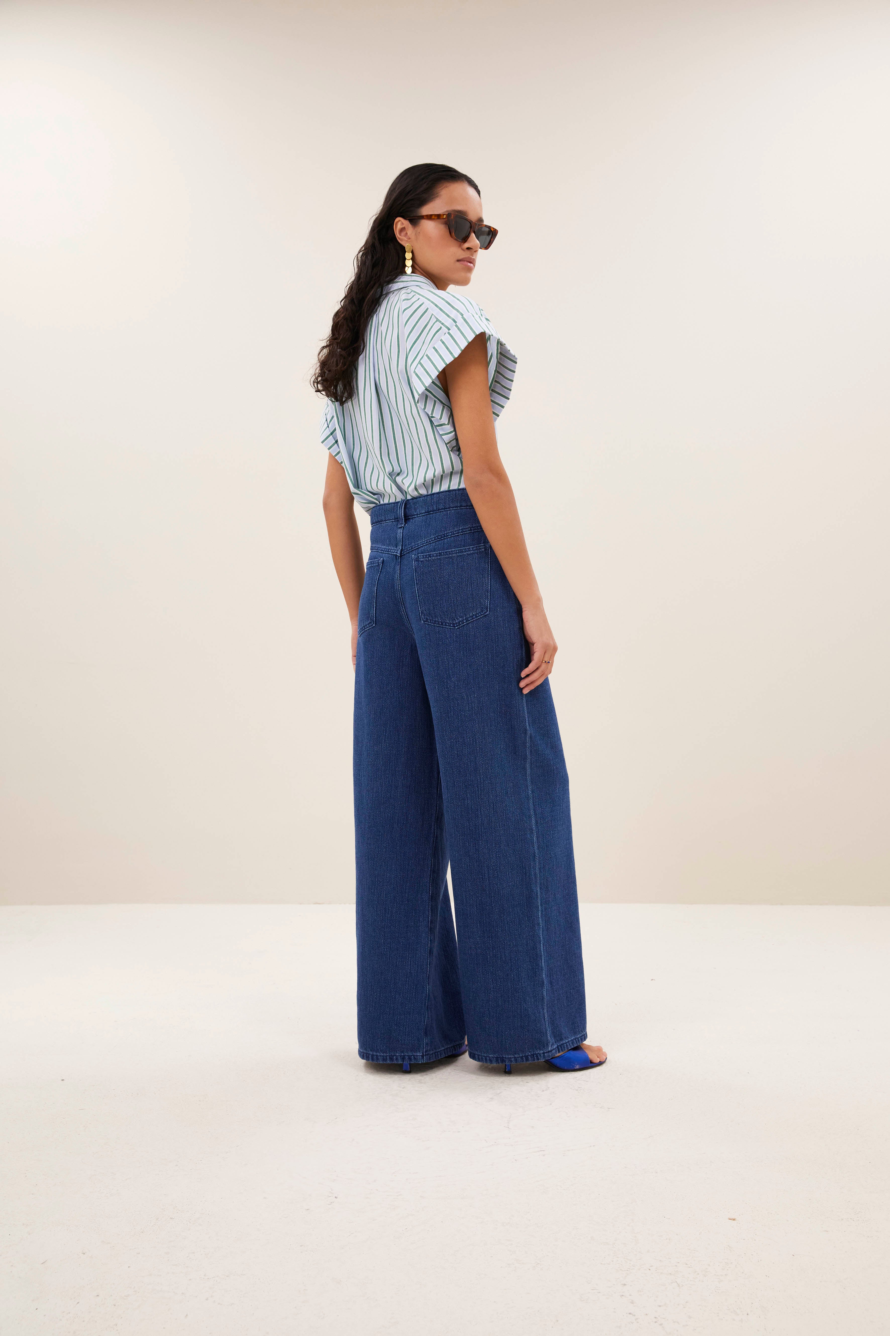 jeans-lux jeans denim-by-bar-detail