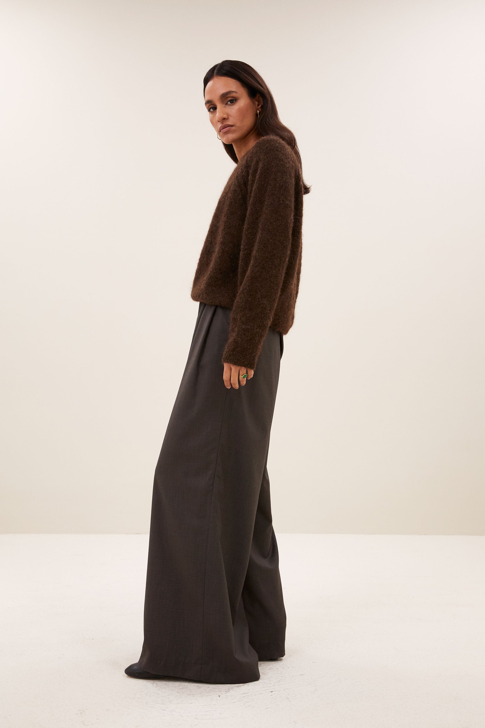 sef pants | dark brown