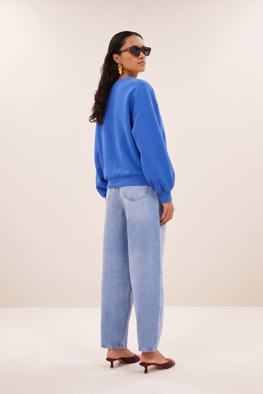 lili lucky sweater | azul blue