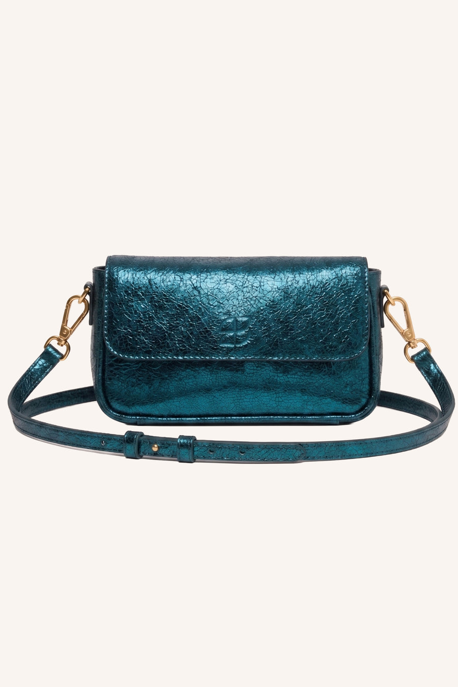 jude metallic bag | oil green