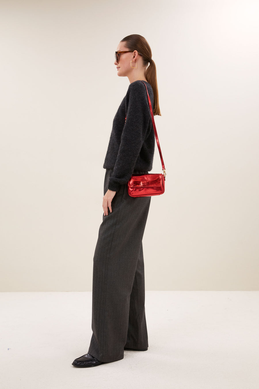 jude gloss bag | scarlet red