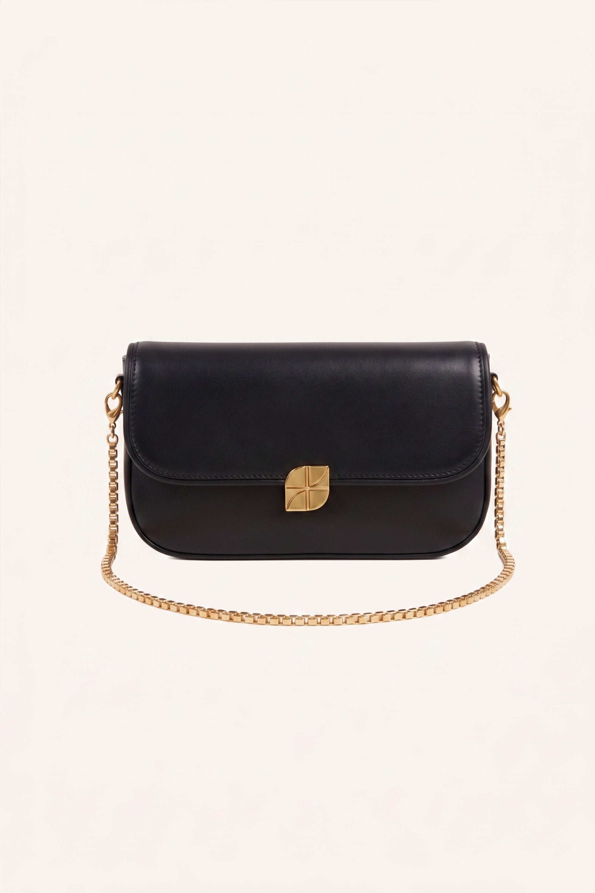 alma leather bag | black