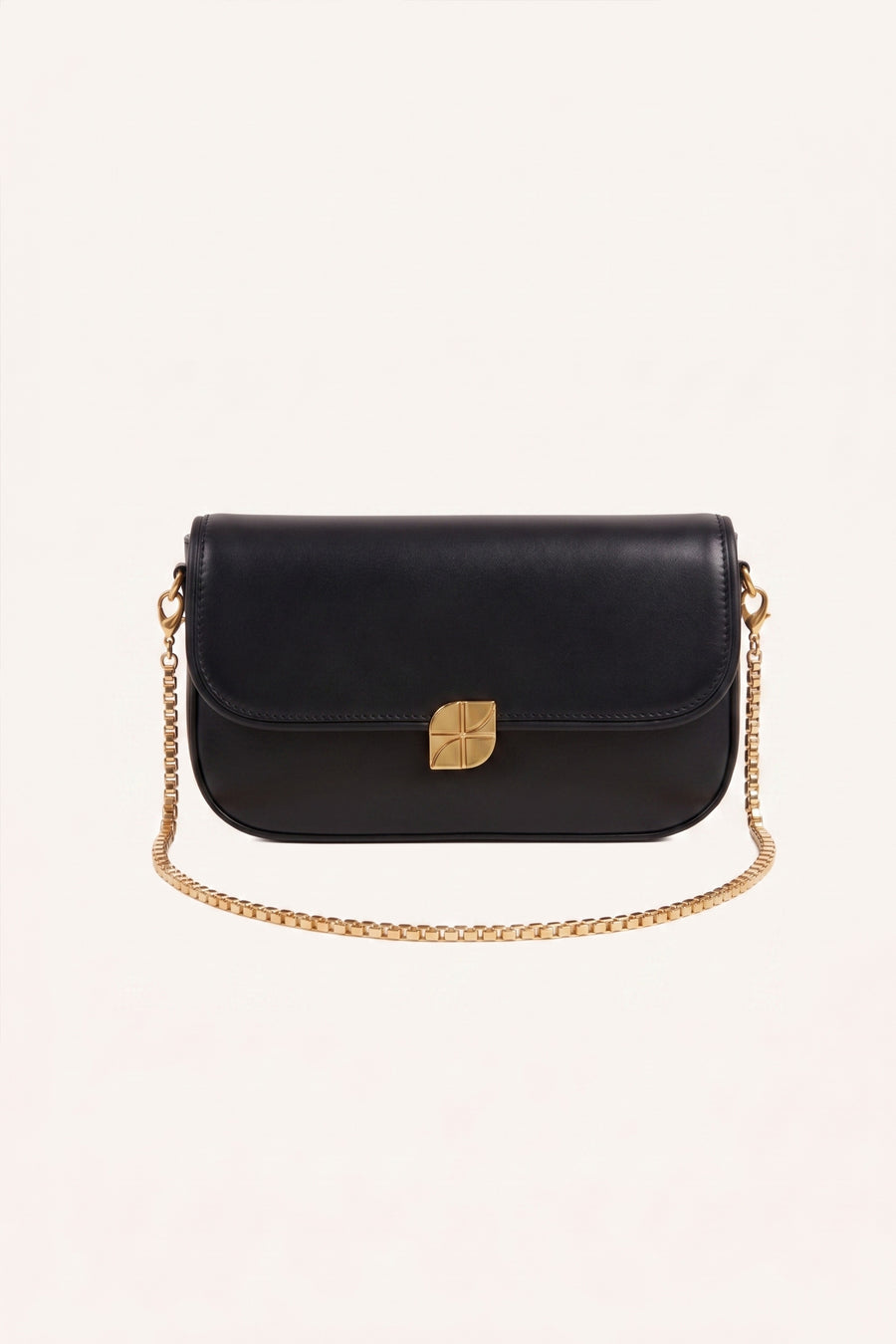 alma leather bag | black