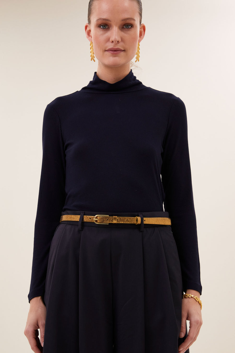 lovi-metallic-belt-gold-naar wens verstelbaar-all-time classic-by-bar-vooraanzicht