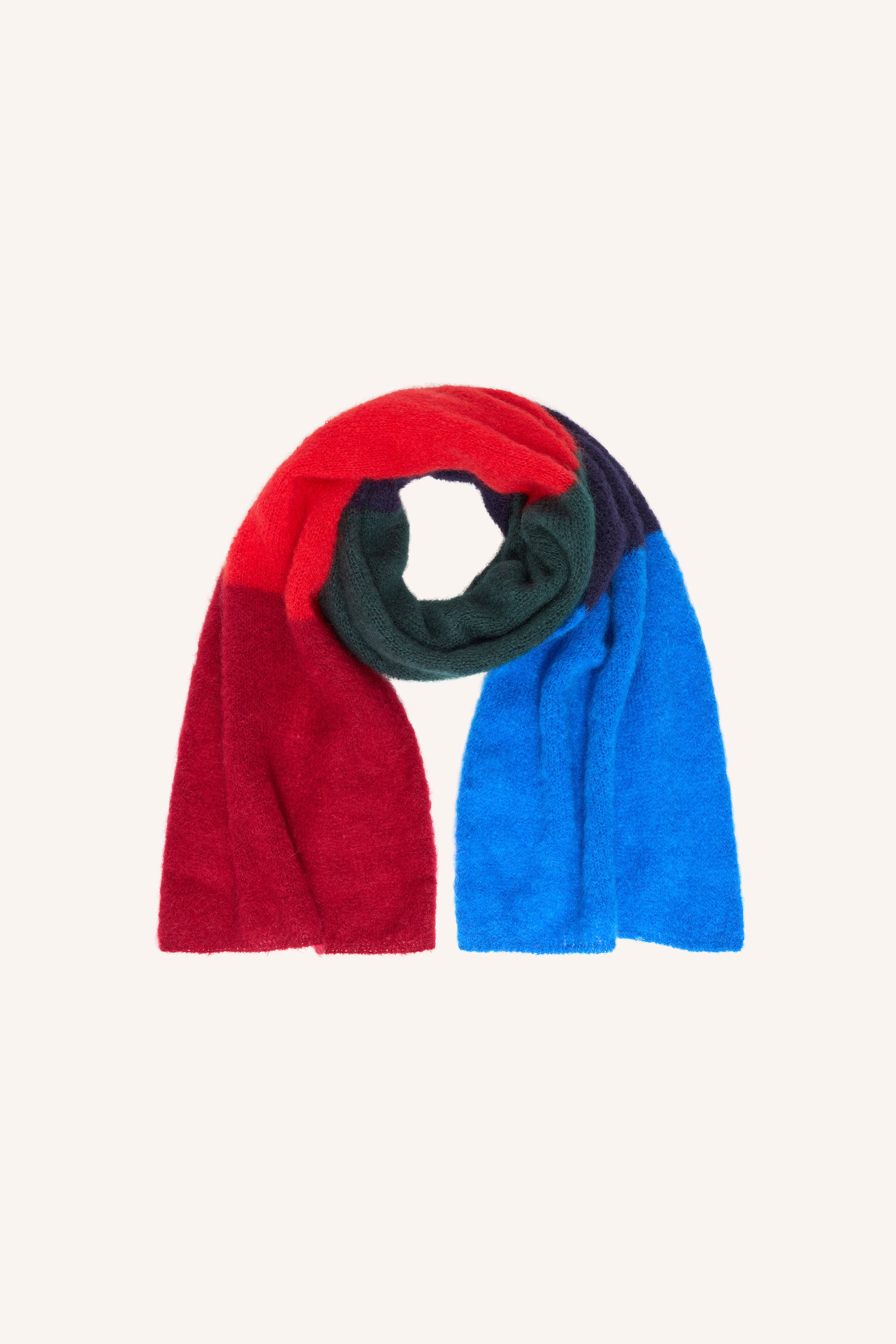 leah striped scarf | multi stripe