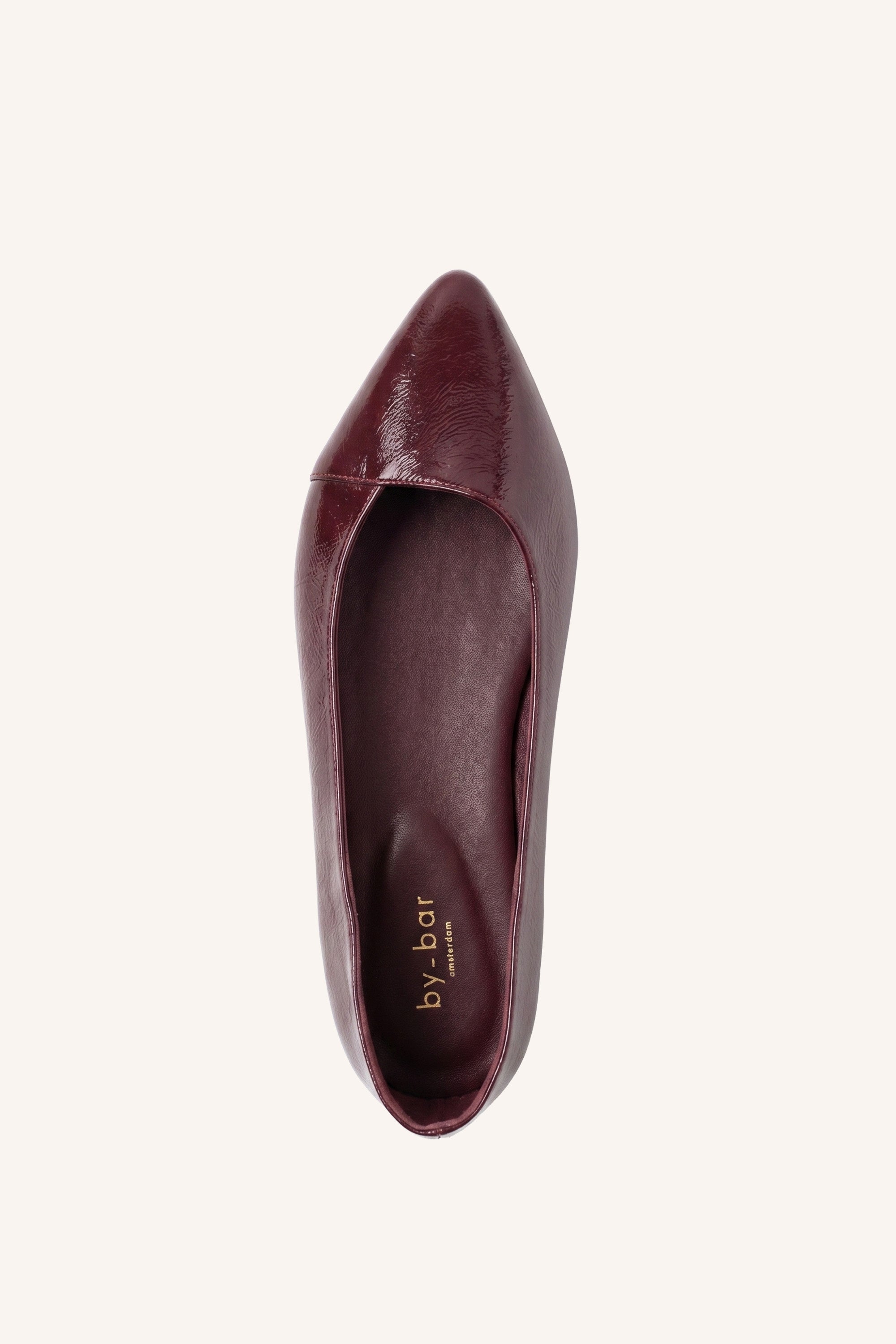 ballerina-may foil ballerina burgundy crush-by-bar-zijaanzicht