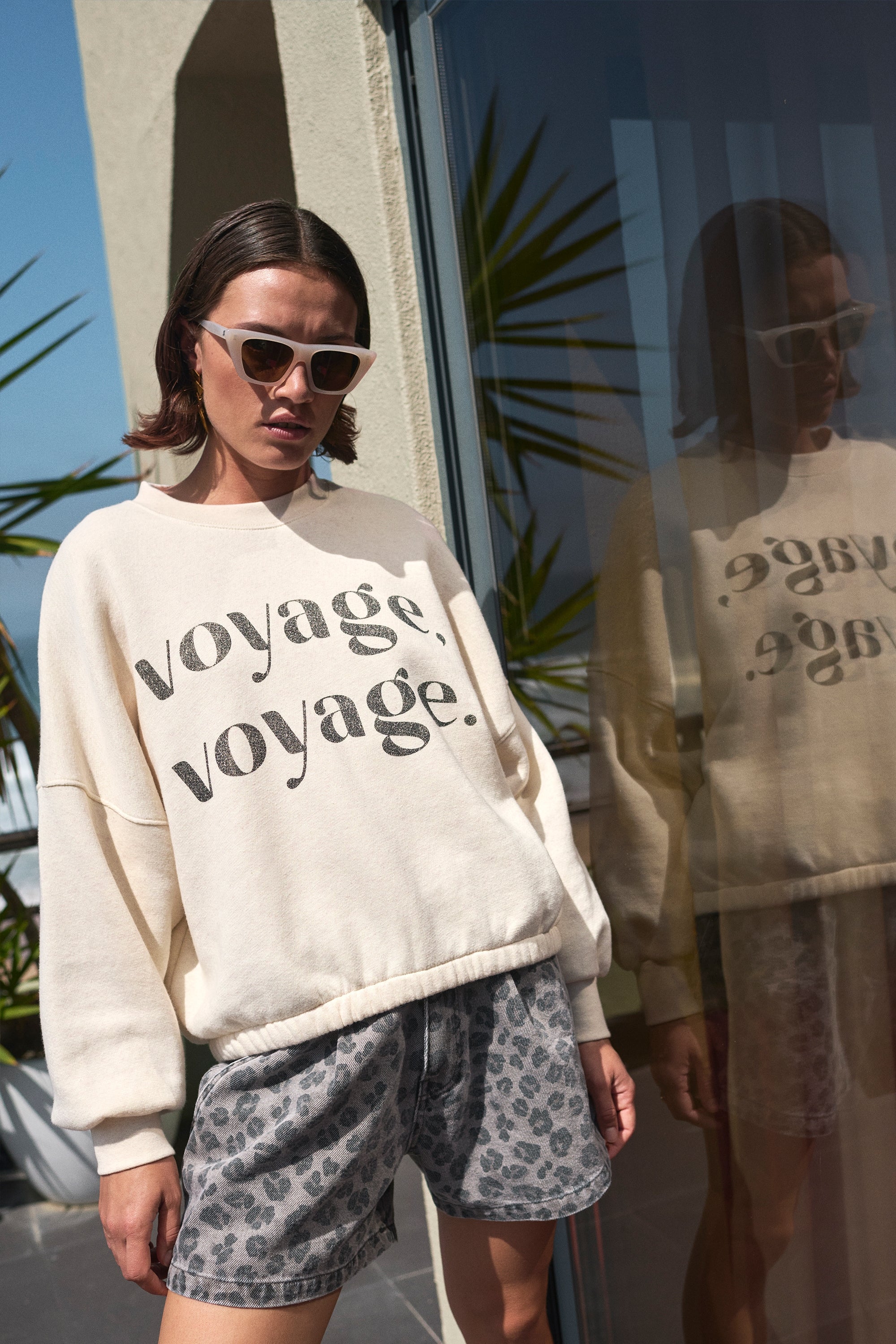 malyn voyage sweater | oyster melee