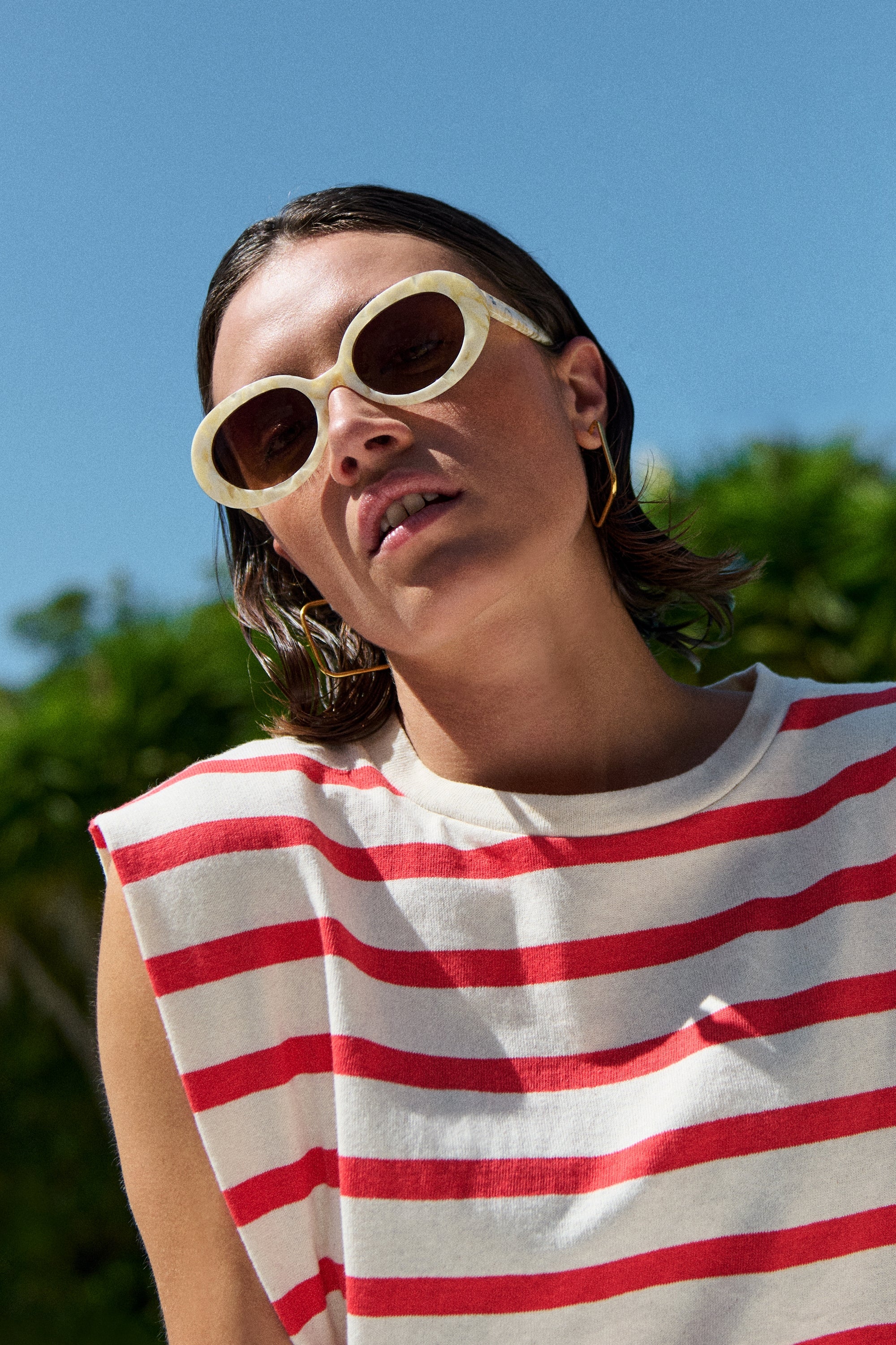 noa sunglasses | bright marble