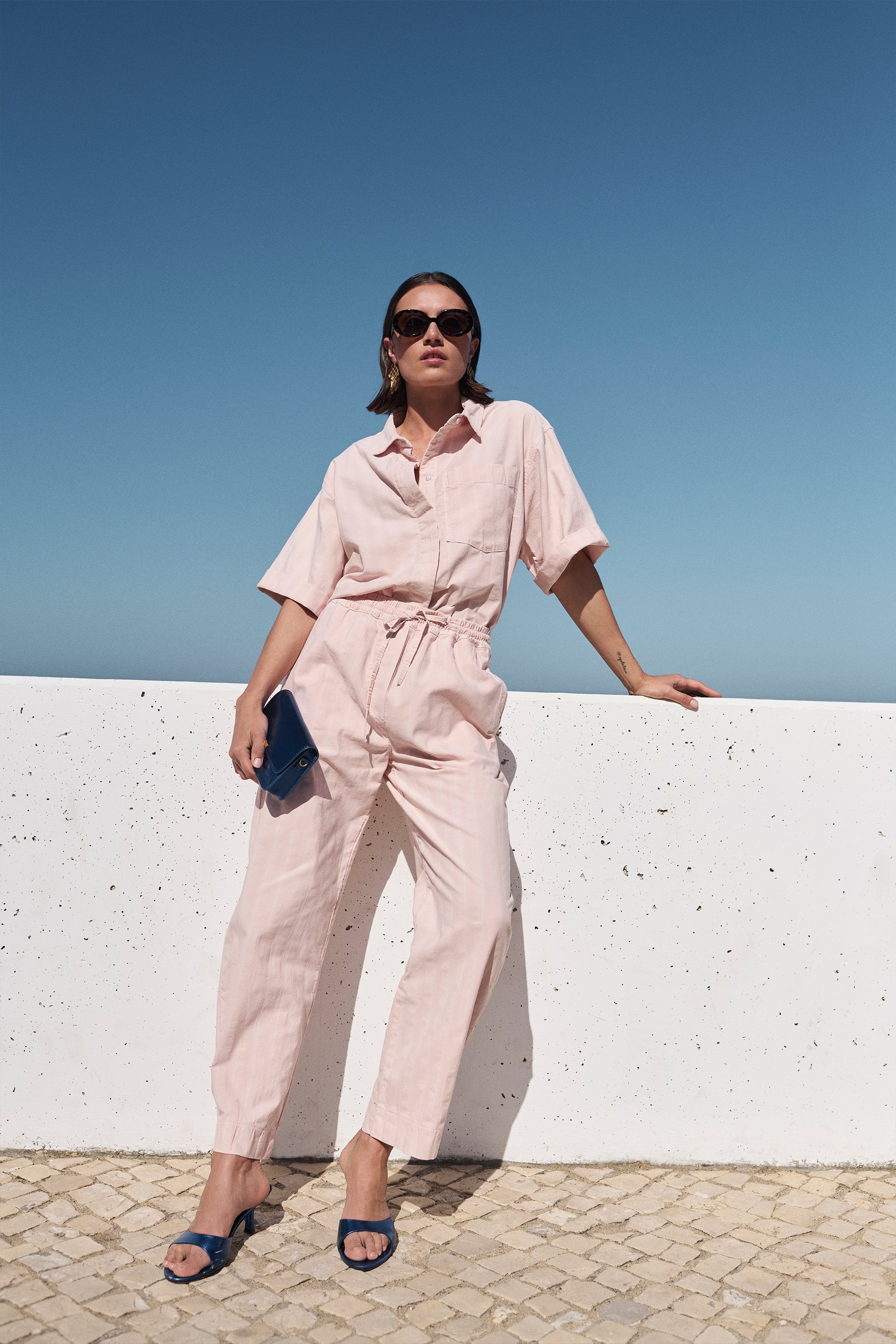 novi blouse | old pink