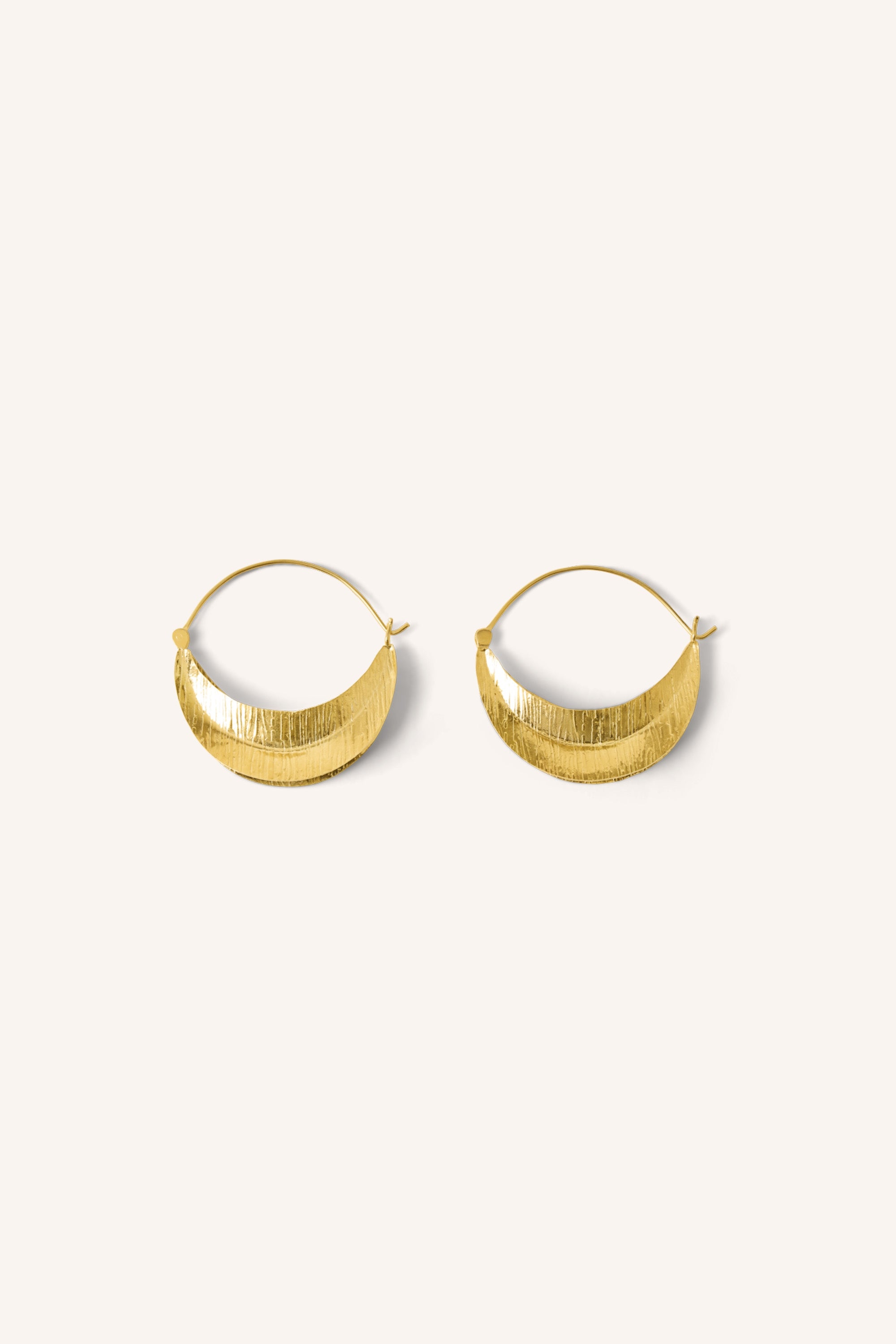 moon earring | gold